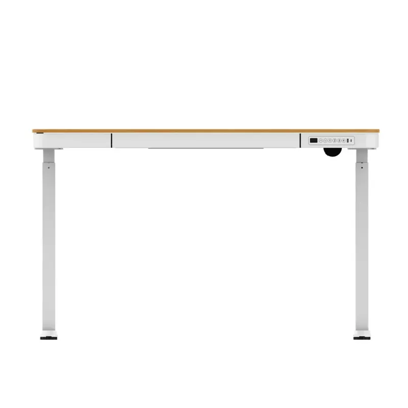 Tuckano elektrisch hoogteverstelbaar bureau ET119W-C wit/eiken
