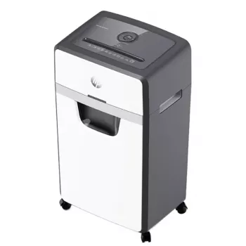 HP OneShred 24CC Papiervernietiger deeltjesversnippering 65 dB 22 cm wit, zwart