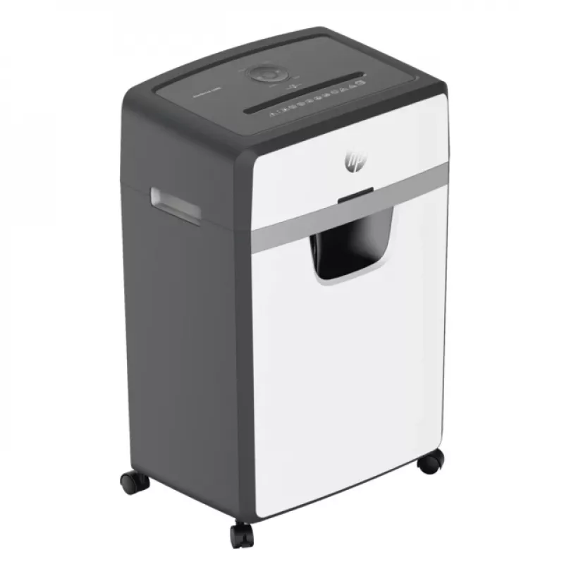 HP OneShred 24CC Papiervernietiger deeltjesversnippering 65 dB 22 cm wit, zwart