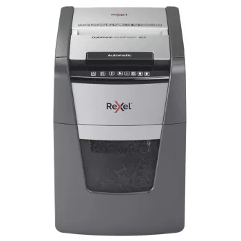 Rexel AutoFeed+ 90X Papiervernietiger kruisversnippering 55 dB zwart, grijs