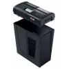 Papiervernietiger REXEL Secure S5 — strokenversnippering, capaciteit 5 vel, 6 mm snede, 10 L bak, P-2 veiligheid, zwart