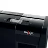 Papiervernietiger REXEL Secure S5 — strokenversnippering, capaciteit 5 vel, 6 mm snede, 10 L bak, P-2 veiligheid, zwart