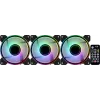 Aerocool MIRAGE12PRO kit 3x ventilator pc 12cm ARGB 6 pins hub silent zwart
