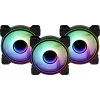 Aerocool MIRAGE12PRO kit 3x ventilator pc 12cm ARGB 6 pins hub silent zwart