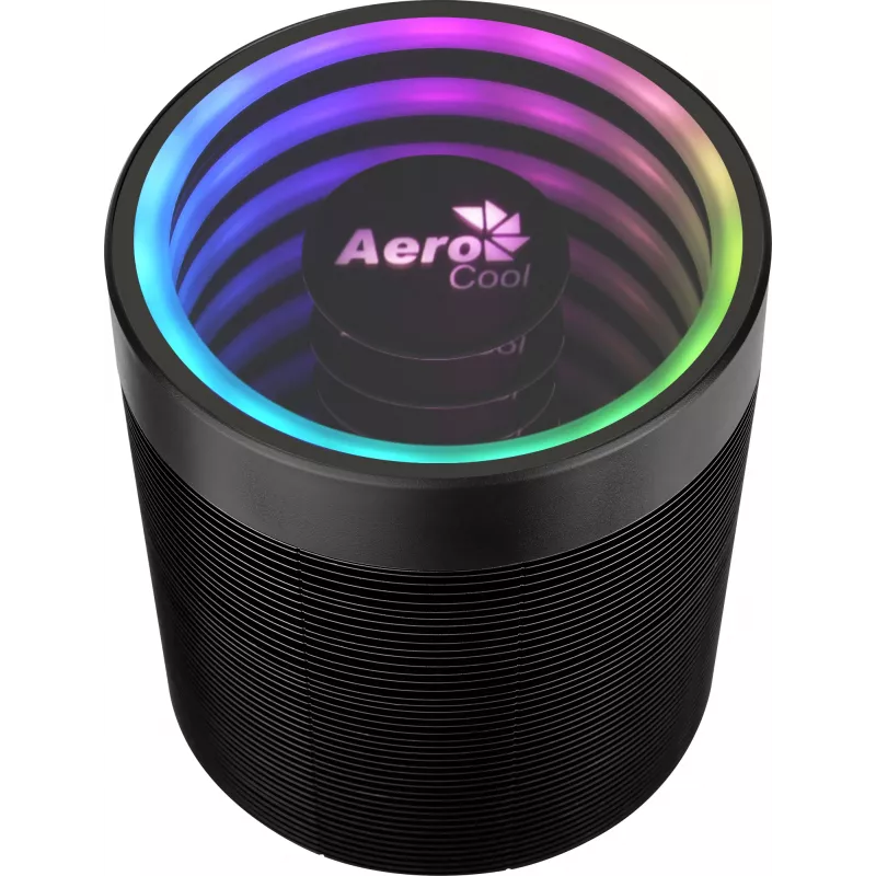 Luchtkoeler AEROCOOL Mirage 5, 5 heatpipes 6 mm, 60 mm ventilator, TDP 150 W, zwart