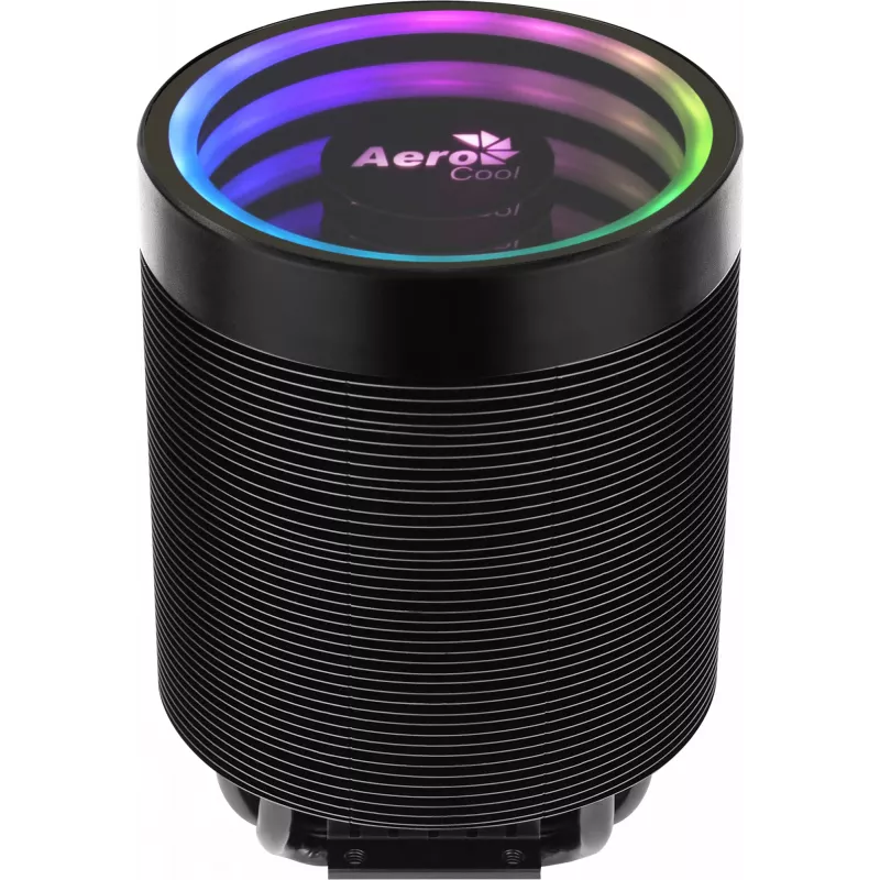Luchtkoeler AEROCOOL Mirage 5, 5 heatpipes 6 mm, 60 mm ventilator, TDP 150 W, zwart