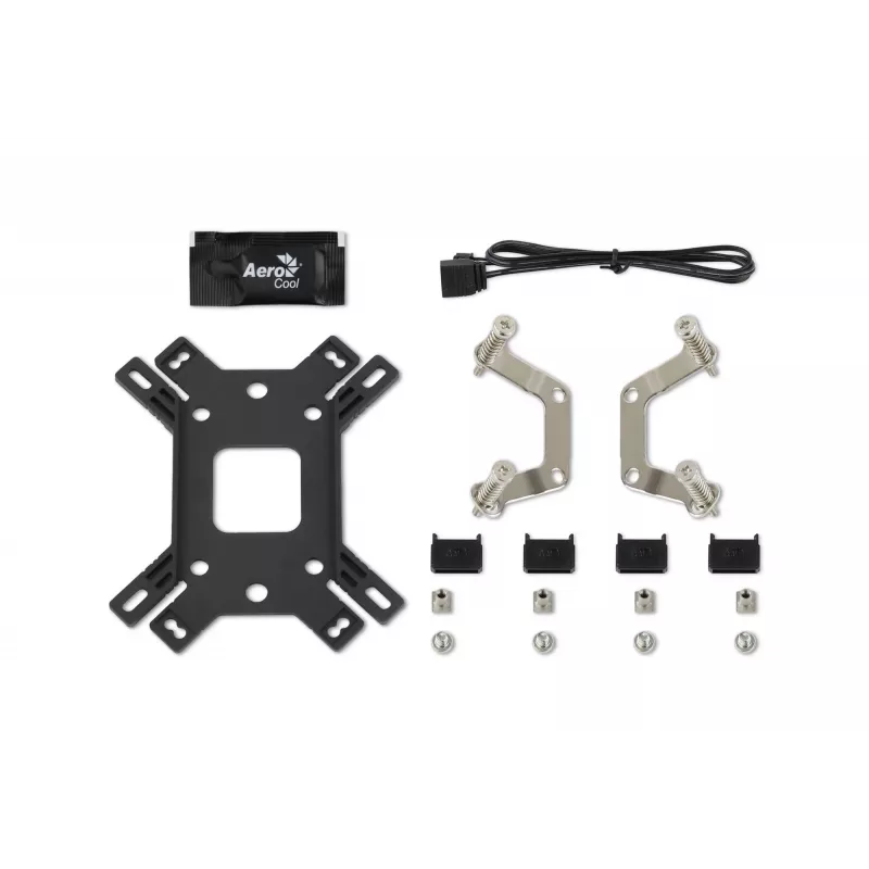 Luchtkoeler AEROCOOL Mirage 5, 5 heatpipes 6 mm, 60 mm ventilator, TDP 150 W, zwart