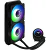 Aerocool PGS Mirage L240 ARGB vloeistofkoeler voor CPU, 2300 tpm, 4-pins, zwart