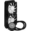 Aerocool PGS Mirage L240 ARGB vloeistofkoeler voor CPU, 2300 tpm, 4-pins, zwart
