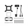 Aerocool PGS Mirage L240 ARGB vloeistofkoeler voor CPU, 2300 tpm, 4-pins, zwart