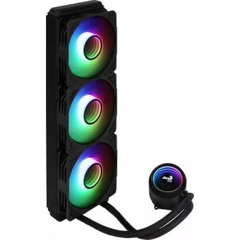Aerocool MIRAGEL360 vloeistof-CPU-koeling 3x12cm ARGB ventilator TDP 550W zwart