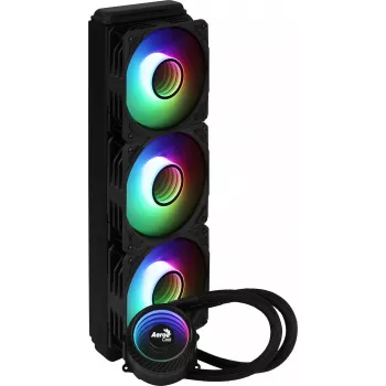 Aerocool MIRAGEL360 vloeistof-CPU-koeling 3x12cm ARGB ventilator TDP 550W zwart