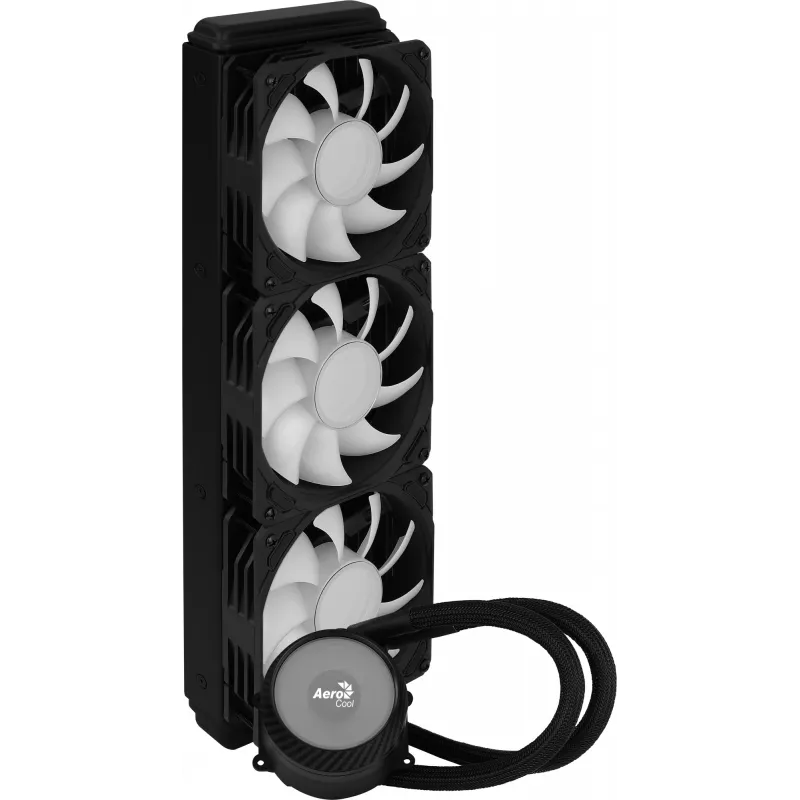 Aerocool MIRAGEL360 vloeistof-CPU-koeling 3x12cm ARGB ventilator TDP 550W zwart
