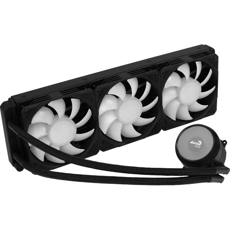 Aerocool MIRAGEL360 vloeistof-CPU-koeling 3x12cm ARGB ventilator TDP 550W zwart