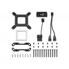 Aerocool MIRAGEL360 vloeistof-CPU-koeling 3x12cm ARGB ventilator TDP 550W zwart