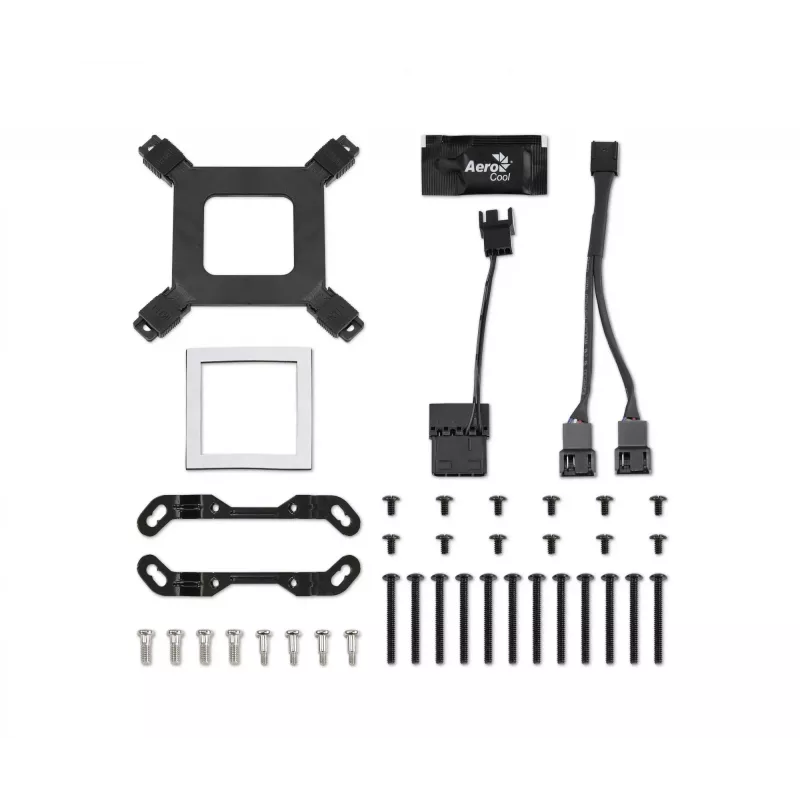 Aerocool MIRAGEL360 vloeistof-CPU-koeling 3x12cm ARGB ventilator TDP 550W zwart