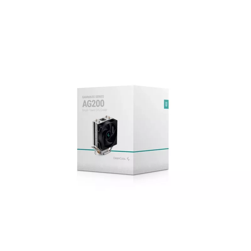 DEEPCOOL Ag200 processorkoeler 9,2 cm aluminium - zwart