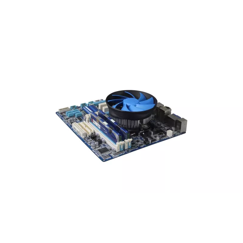DEEPCOOL Gamma Archer processorkoeler 12 cm aluminium - zwart/blauw