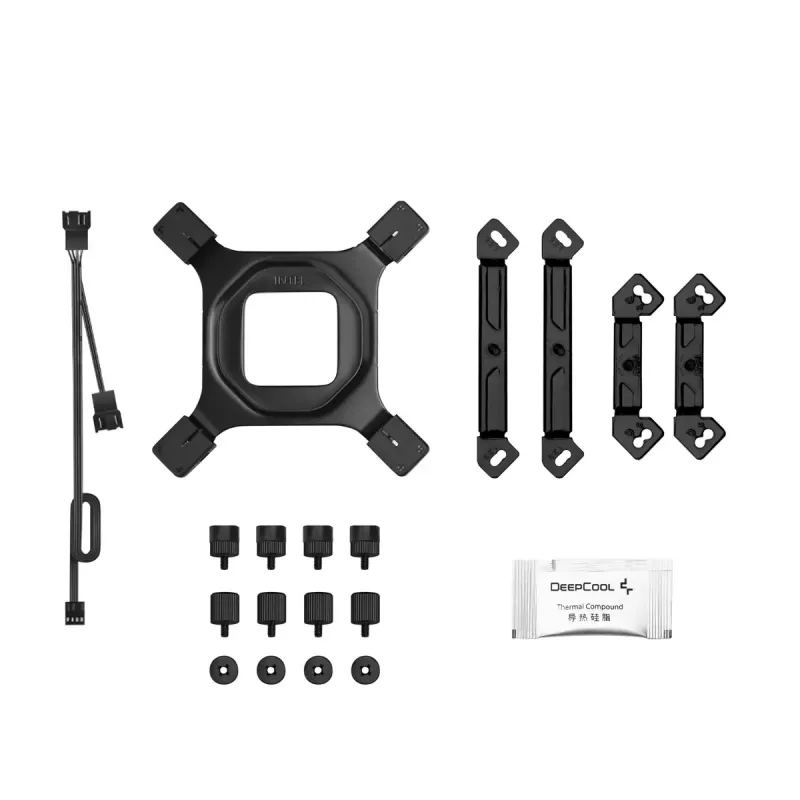Luchtkoeler DeepCool AK620 Zero Dark Zoria 12 cm zwart geel