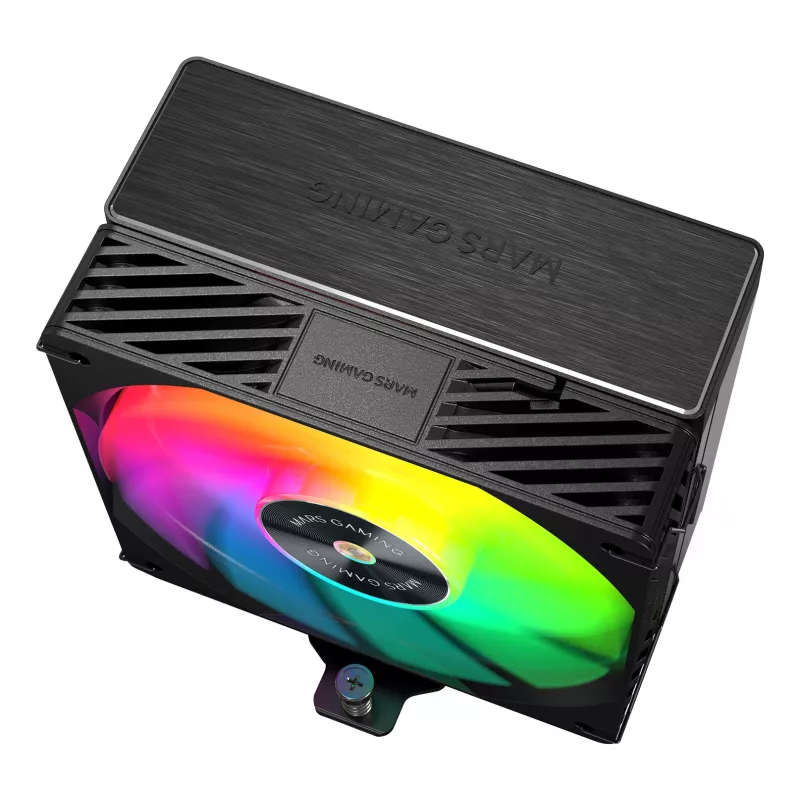 Mars Gaming MCPUX5ARGB computer koelsysteem processorkoeler 12 cm zwart 1 stk.