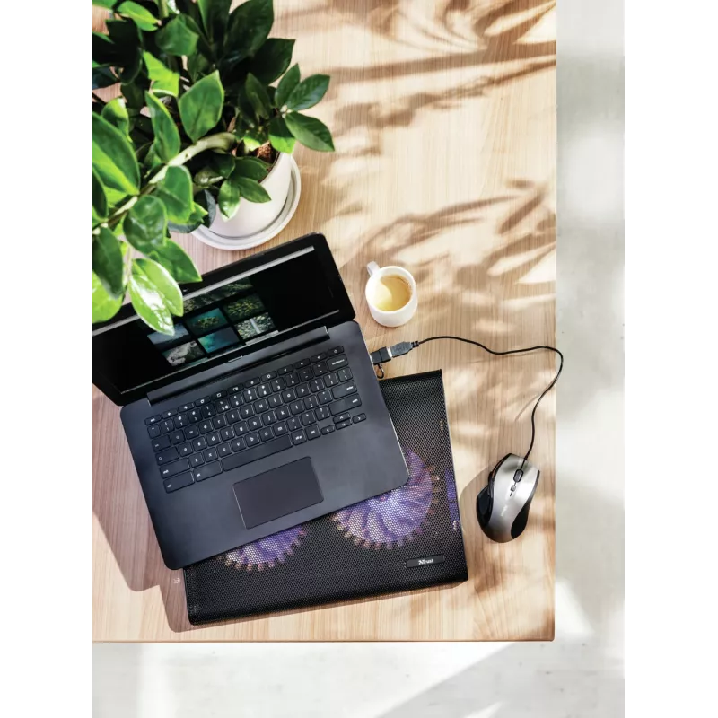 Trust 20104 laptopkoelpad 43,9 cm (17.3 inch) zwart