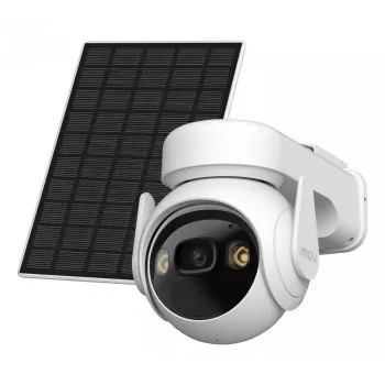 IP-beveiligingscamera IMOU Cell PT Lite Kit met zonnepaneel — 3 MP (2304×1296), 3,6 mm, 330° pan, 90° tilt, IP66, 5000 mAh accu, PIR, 20 m nachtzicht