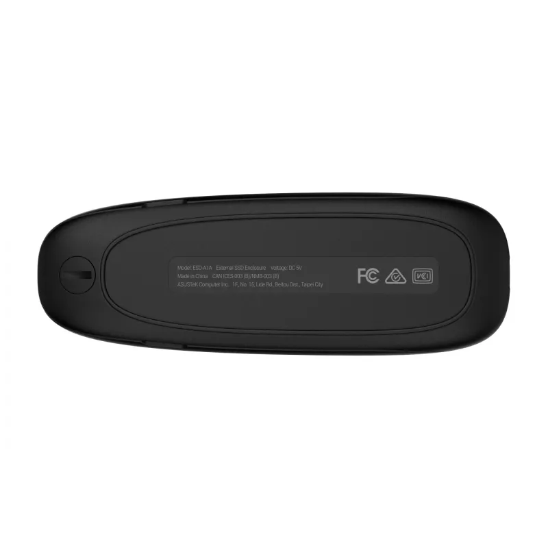 Externe SSD-behuizing ASUS COBBLE zwart M.2 NVMe SATA 10 Gbit/s USB-C