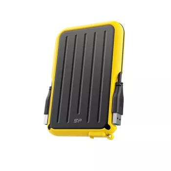 SILICON POWER draagbare HDD USB 3.2 Gen 1 Armor - A66 1TB - geel Moq-36