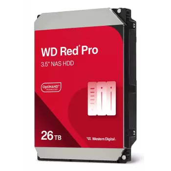 WESTERN DIGITAL harde schijf - WD Red Pro WD260KFGX - 26TB - SATA 6Gb/s - 3,5 inch - 512MB buffer