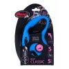 Rollijn Flexi New Classic S — snoer, 5 m, enkele lijn, blauw, max. belasting 12 kg