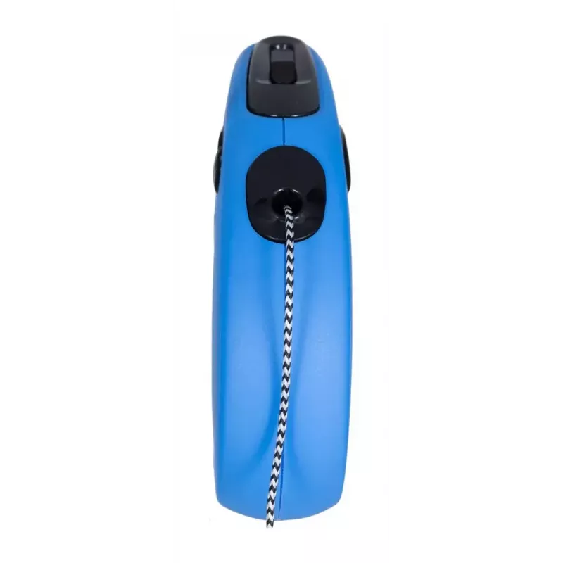 Rollijn Flexi New Classic S — snoer, 5 m, enkele lijn, blauw, max. belasting 12 kg