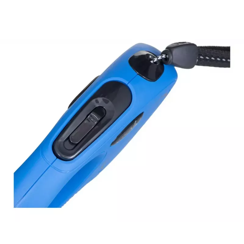 Rollijn Flexi New Classic S — snoer, 5 m, enkele lijn, blauw, max. belasting 12 kg