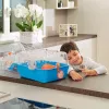 Kooi FERPLAST Combi 2 voor hamsters, blauw transparant, B795×T295×H263 mm, technopolymeer