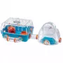 Kooi FERPLAST Combi 2 voor hamsters, blauw transparant, B795×T295×H263 mm, technopolymeer