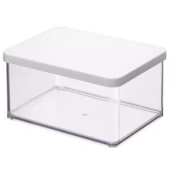 Voercontainer rotho Dispenser Loft 11610 rechthoekig 2,25 l, technopolymeer, wit, 200×150×96 mm