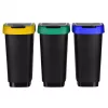Rotho Twist 1045899999 prullenbakset, 3 x 25 l, kunststof