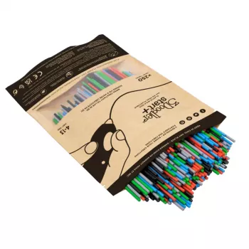 3Doodler Primary Pow Mixed Bag 250 composteerbaar kunststof blauw, groen, grijs, rood 1 g