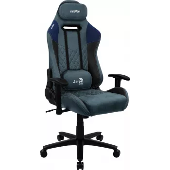 Aerocool DUKE AeroSuede universele gamestoel zwart, blauw