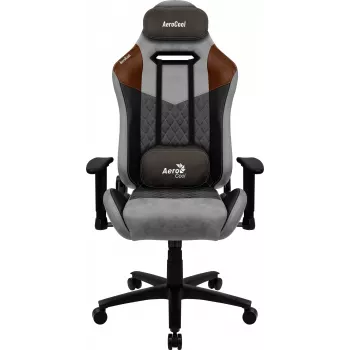 Aerocool DUKE AeroSuede universele gamestoel zwart, bruin, grijs