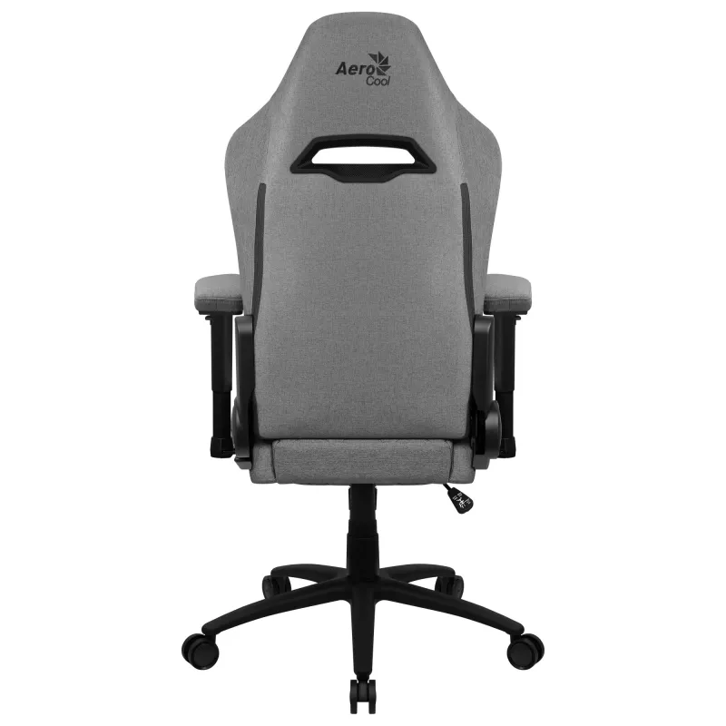 Aerocool ROYALASHGR premium ergonomische gamestoel met voetensteun Aeroweave Technology grijs