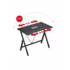Gaming-bureau Huzaro Hero 1.4 zwart, recht rechthoekig MDF-blad 1000x500x750 mm