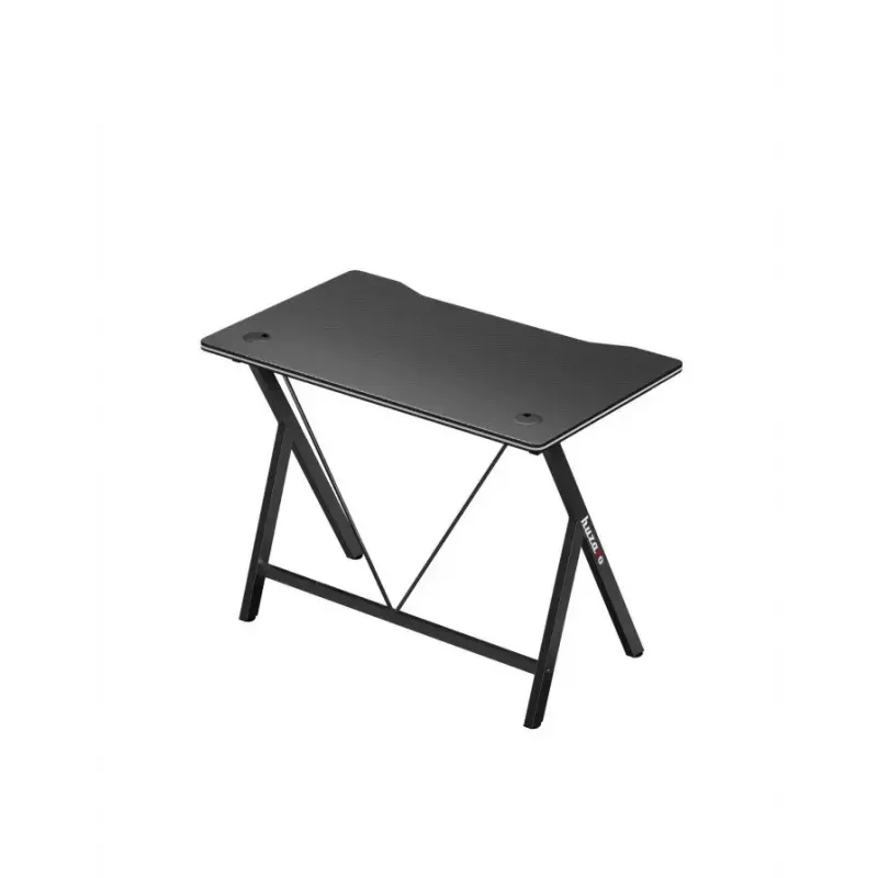 Gaming-bureau Huzaro Hero 1.4 zwart, recht rechthoekig MDF-blad 1000x500x750 mm