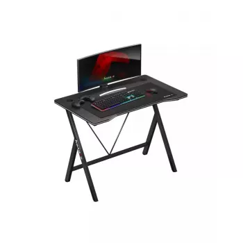 Gaming-bureau Huzaro Hero 1.4 zwart, recht rechthoekig MDF-blad 1000x500x750 mm