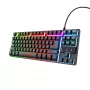 Trust GXT 833 Thado toetsenbord gaming USB Nederlands zwart, zilver