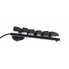 Trust GXT 833 Thado toetsenbord gaming USB Nederlands zwart, zilver