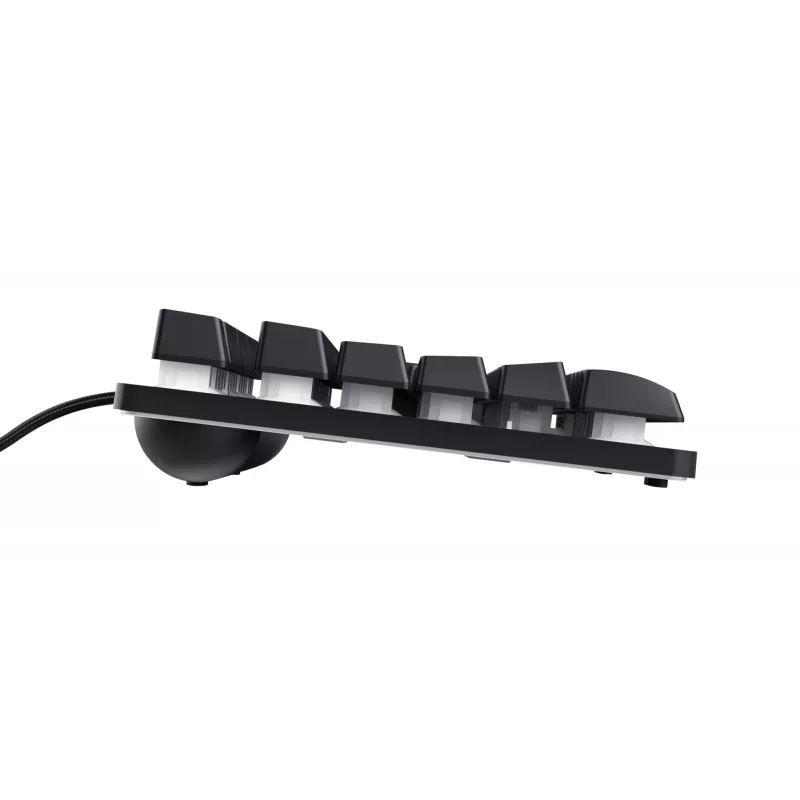 Trust GXT 833 Thado toetsenbord gaming USB Nederlands zwart, zilver