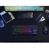 Trust GXT 833 Thado toetsenbord gaming USB Nederlands zwart, zilver