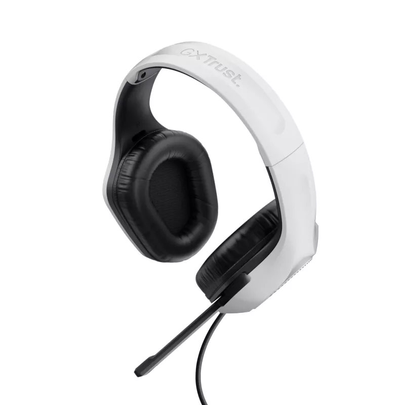 Trust GXT 415W Zirox headset bedraad hoofdband gaming wit