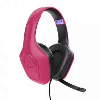 Trust GXT 415P Zirox headset bedrade hoofdband gaming roze