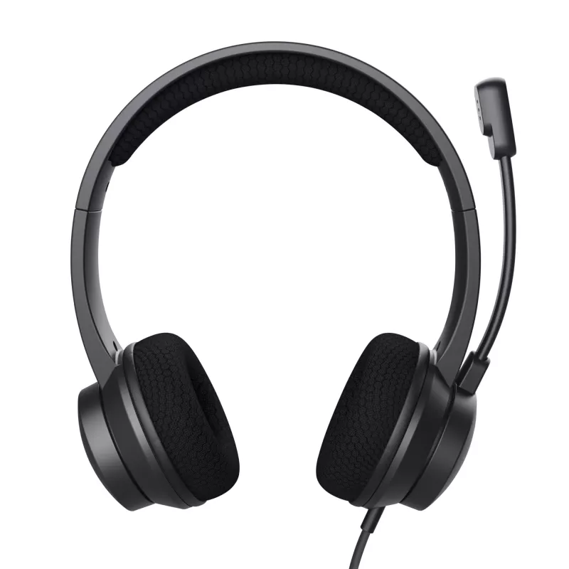 Trust Ayda headset bedraad hoofdband gesprekken/muziek USB Type-A zwart